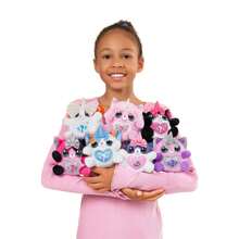 ZURU Rainbocorns Kittycorn Surprise Série 2, Peluche Collector, Œuf Surprise, Pack d'Autocollants, Slime, Âges 3+ Pour Filles, Enfants
