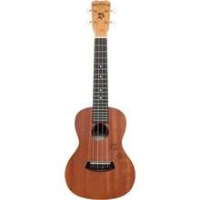 Traditional Concert Ukulele With Top And Honu Turtle Engraving - 1 - View 1