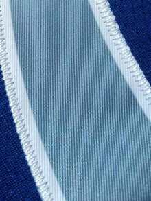 Atonmore 2pcs Men's Basketball Jersey, Blue, Embroidered & Stitched Basketball Sleeveless Shirt, Sports Vest - 藍色 - 查看 5