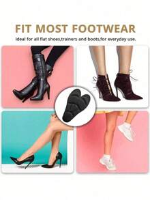 超舒适 5D 鞋垫 - 可调节，一次性木浆透气吸汗防臭鞋垫，轻薄可裁剪，耐磨透气记忆海绵，专为女性跑步和运动设计 - 减震隔热，闺蜜节，小狗，嘉年华