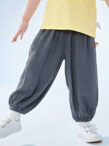 Balabala Kids' Pants, Boys' And Girls' Pants, 2024 Spring-Summer New Collection, Breathable Casual Wear