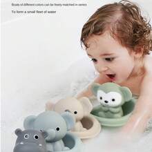 Bathtub Toy Set, Children's Finger Puppet, Bathroom Toys For Playing In The Water, Floating Animal Toys, Bath Toy Set Is Also Suitable For Outdoor Swimming Pools And Water Parks - Multicolor - View 3