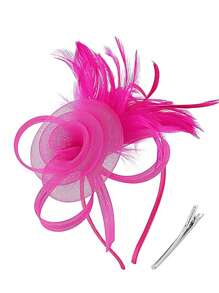 1 Pc Fascinators Hats For Women Tea Party Fascinator Hats Vintage 50s Headwear Wedding Church Derby Hat Mini Hats Tiny Hats Mini Top Hat Mini Cap, Gifts, Hair Accessories, Classy, Rave Accessories, Festival Outfits