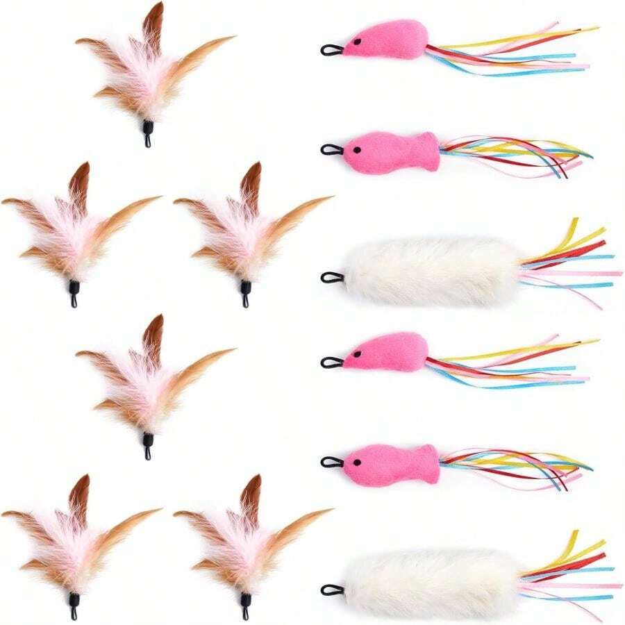 Potaroma Cat Toys Chargeable, 3in1 Hide And Seek For Kittens, Interactive Automatic Play, Fluttering Butterfly, Moving Wand Feather, Indoor Kitty Exercise 22.8 Inch Cover For All Breeds - Nạp tiền dưới nắp - Xem 1