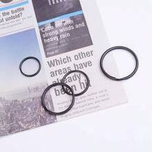 Hot Picks 40 Pack Black Key Ring Keychain Assorted In 4 Sizes Metal Round Split Key Chains Rings For Home Car Dog Tag Office Lanyards Keys Attachment