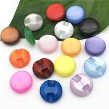20/50 件糖果色纽扣 衬衫纽扣 缝纫 DIY 工艺品 - 彩色 - 查看 2