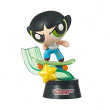 Miniso The Powerpuff Series Western Rose Blind Box Figure Cartoon Cute Desktop Decoration Ornament Toy Gifts (Random Delivery,1pc)
