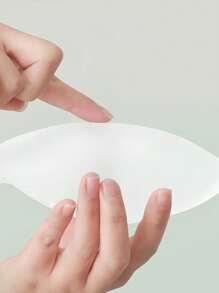 1pc Silicone Bra, Transparent Breast Pad, Small Breast Aggregation, Silicone Waterproof, Thickened Swimming Suit, Strappy Dress, Breast Patch
