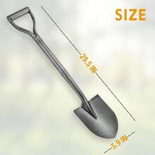 All Metal Shovels For Digging Gardening - 30in Small Shovel Spade With Short D Handle And Steel Blade - Perfect For Camping Planting Overlanding - 1 - View 6