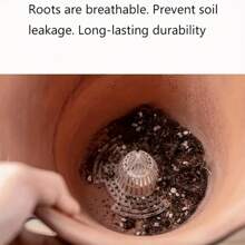 10pcs Flower Pot Bottom Filters - Maintain Plant Roots Healthy And Protective!