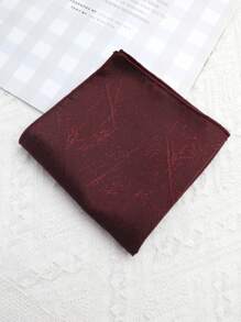 1pc Pocket Square Handkerchief, Suitable For Business, Party, Casual And Streetwear