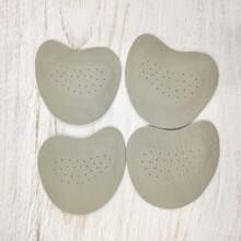 4 Stücke Vorfuß Pads | Atmungsaktive rutschfeste Einlegesohlen für High Heels und Sandalen - Bequeme Echtheder Einlegesohlen, verbesserte Traktion und Stoßabsorption, geeignet für Valentinstag, Weihnachten, Erntedankfest, Lässig Stil, Accessoires für Lässig Schuhe | Atmungsaktive Einlegesohlen