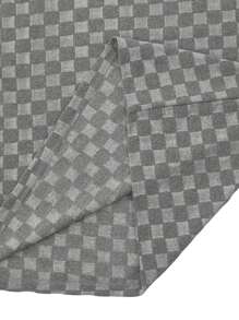 Summer Lazy Style Half-Sleeved Pullover T-Shirt And Straight Shorts Suit Fashion Plaid Loose Soft And Comfortable Men's Clothing All Over Print Summer Loose Contrast Binding  Pocket