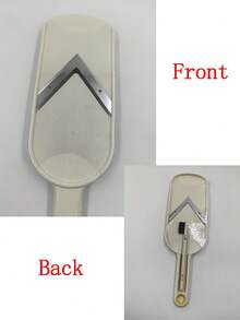 1个手持式卷心菜切丝切片器，米色厨房蔬菜切片工具，锋利刀片带手柄食物准备刨丝器，轻巧便携设计，非常适合切卷心菜、胡萝卜、黄瓜和蔬菜，是制作沙拉和凉拌卷心菜的理想选择，易于使用和清洁，提供快速高效的切片，厨房用品，奶酪刨丝器，男士礼物。