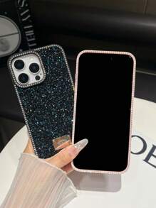 1pc Glittering Ombre Rhinestone Phone Case Compatible With Iphone 16 Pro Max/16/16 Pro/16 Plus/15/15 Pro Max/15 Pro/15 Plus/11/12/13/14 Pro Max/XS/XR/11 Pro/11 Pro Max/12 Pro/12 Pro Max/13 Pro/13 Pro Max/7 Plus/14 Pro/14 Pro Max/14 Plus/7 Plus/8 Plus/8/SE2, Soft Waterproof Shockproof Anti-Fall Scratch Resistant