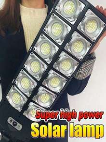 1 szt. 504 LED Solar Light, lampa zewnętrzna, 3 tryby, zasilana energią słoneczną, dwurzędowa, zintegrowana, 8000LM, 6500K, wodoodporna, czujnik ruchu, lampa bezpieczeństwa do ogrodu, idealna na Halloween, Boże Narodzenie, Święto Dziękczynienia, dekoracja, kemping na zewnątrz, lampa uliczna, (dostępna w rozmiarach S/M/L/XL/XXL) - białe światło - Zobacz 5