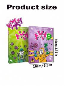 1 Pieza Juego de Cartas de Enfermedades Infecciosas - Juego de Pujas Educativo - Juego de Mesa Perfecto sobre Microbiología para Adolescentes y Adultos - Regalo de Ciencias Médicas para Enfermeros, Médicos, Profesores - Juego de Fiesta de Tarjetas de Infección Viral para Reuniones Familiares, Universidad, Amigos, Cumpleaños, Apto para 3-6 Jugadores
