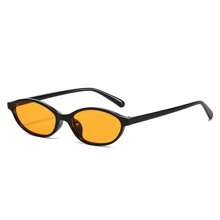 1pc Small Oval Hot Girl Vintage Style Glasses, Suitable For Summer Travel, Beach, Party, Birthday, And To Show Your Beauty