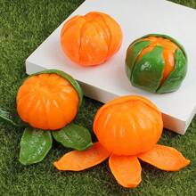 1pc Simulation Fruit Peel Orange Squeeze Stress Relief Creativity Banana Pressure Relieving Practical Joke Toy