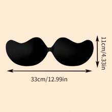 2pairs Mango-Shaped Silicone Nipple Cover Light And Weightless With Clasp Shoulder Strap Invisible Silicone Chest Patch Push-Up Bra Pull-Up Underwear Breast Patch