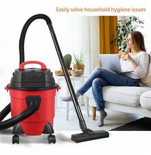 Aspiradora Industrial Seco-mojado De 15l Función 3en1 Rojo - Tipo de Enchufe B USA (110-127V) - Ver 10