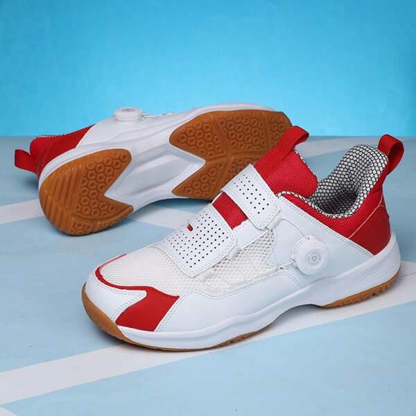 Baskets mode pour hommes, chaussures simples et confortables à semelle épaisse en caoutchouc antidérapante pour l'entraînement athlétique. Chaussures d'entraînement de badminton d'intérieur. Chaussures de sport unicolore, de style preppy, de base en tissu avec lacets pour l'école. Chaussures de sport d'extérieur, chaussures de badminton pour les vacances, le mariage, le campus, la fête, le bureau, la salle de gym à la maison, l'extérieur, la plage, toutes saisons