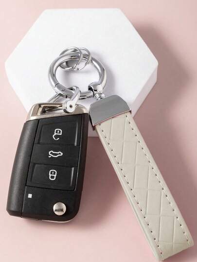 1 قطعة خاتم مفاتيح من سبيكة الزنك بتصميم بسيط أسود/أبيض/أحمر/وردي/برتقالي، مناسب لمفاتيح متنوعة وسيارة، إكسسوارات حقيبة، تميمة حقيبة الظهر للمدرسة، هدايا جذابة لصديقة أو أخت أو معلم