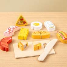 Children's Kitchen Pretend Play Toys - Vegetable Cutting Toys, Fruit & Seafood Toys, Realistic Food, Kitchen Toy Accessories, Gift For Boys And Girls - Multicolor - View 6
