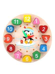 1PC Wooden Children's Educational And Fun Toys, Suitable For Children Aged 3 To 6. Rainbow Tower, Rainbow Column, Stacking Toys, Early Childhood Education, Color And Quantity Recognition, Caterpillar And Clock Toys To Exercise Children's Hand-Eye Coordination