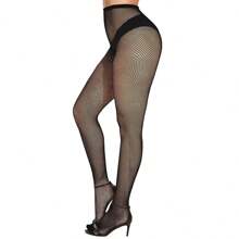 4 pares de meias-calças femininas vazadas, plus size, estilo arrastão, para o dia a dia