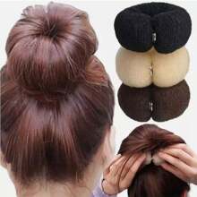 1pc Fashion Black Chignon & Flower Bud Shape Hair Clip, Invisible Hairpin Hair Accessory ,Hair Styling Tools ,Beauty