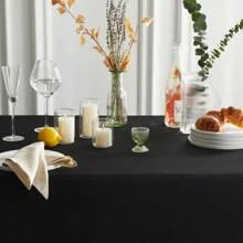 6er Pack Tischdecken für 6-8 Fuß Tische - waschbare Polyester Tischdecken für Hochzeit, Geburtstag, Bankette, Picknick, Camping, 152 x 259 cm