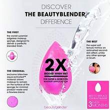 Beauty Blender 2 Original Pink Blenders W/5oz Liquid Cleanser Ideal Day And Night Skincare Routine For Daily Use, Perfect For Travel And Gifting During All Season, Christmas, Birthdays And Other Special Occassions - 無色 - 查看 4