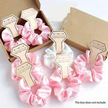 7pack/12 Pack Bridesmaid Proposal Gifts Bridesmaid Scrunchies Hair Ties Bachelore Party Favors Bridesmaid Gift For Bridal Wedding Party -To Have And To Hold Your Hair Back