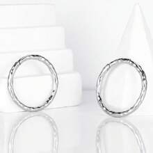 1 pieza Nuevo accesorio de moda para orejas estiradas, aro de acero inoxidable simple para dilataciones de oídos, kit de dilatación de joyería para mujeres