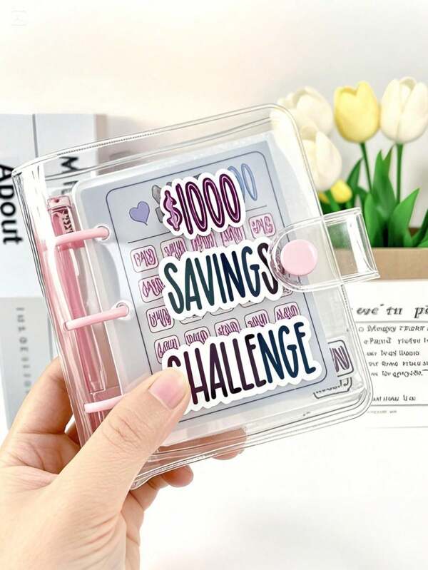Carpeta de ahorros y planificador de desafío de ahorros Libro de cuentas de ahorros divertido Objetivos de ahorro semanales/mensuales personalizables | Diseño de hojas sueltas Herramienta de planificación de ahorros + Seguimiento de progreso + Manual de educación financiera Libro de contabilidad para cultivar hábitos de ahorro Herramienta interactiva de gestión de dinero de bolsillo para padres e hijos