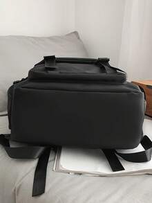 Mochila para hombre, nuevo diseño elegante con gran capacidad, apta para portátiles, ir al trabajo y viajar - Multicolor - Ver 8