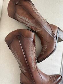 botas vaqueras  Bohemio - Camel - Ver 4