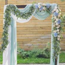 1-4 Packs Faux Greenery Garland Vines, Eucalyptus Leaves Decor Rattan For Valentine's Day Decor, Suitable For Wedding Party Home Decor, Fake Green Vine For Tablecloths And Home Decoration