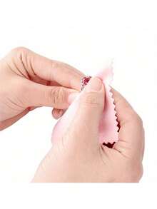 10/30/50pcs Jewelry Polishing Cloth, Double-Layer Velvet Polishing Cloth, Cleaning Tool For Silver & Gold Jewelry