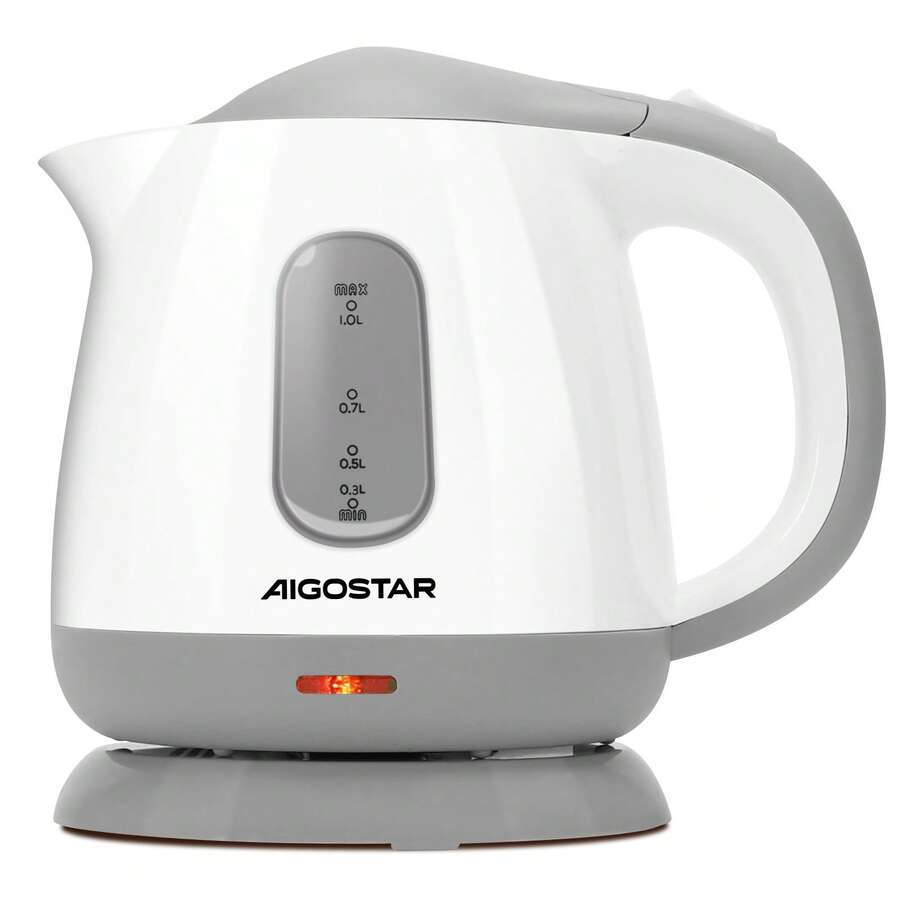 Aigostar Compact Electric Kettle – 1L, 1100W, Portable Lightweight Water Tea Kettle - UK Plug(220-240V) - View 1
