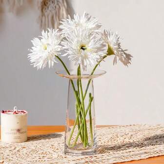  1/3/5PCS Artificial Gerbera Daisy Flowers, Bendable And Non-Fading, Made Of Silk Cloth, Ideal For DIY Flower Walls And Scene Decor. Modern Minimalist Style, Available In Multiple Colors, Round Flower Heads – Perfect For Living Room And Bedroom Vases, Weddings, Parties, Home Decor, Desk Arrangements, And Festive Room Decoration.,Fall Decor,Autumn