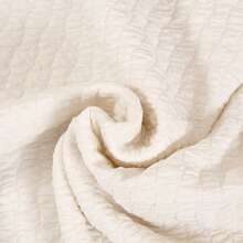 1pc Milk Silk Plain Color Series Simple INS Style Full Coverage Chair Cover, Waterproof And Anti-Stain, Suitable For Daily And Holiday Events, All Season - White - View 9