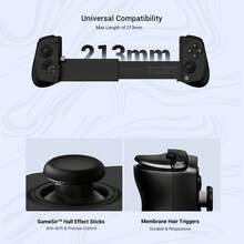 GAMESIR X5 Lite Game Controller, Comfortable Grip Texture, Hall Joystick, Type-C Connection, Elastic Silicone ABXY Buttons, Ergonomic Design