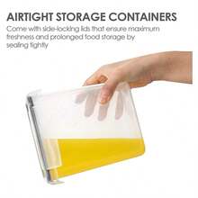 24 PCS Airtight Food Storage Containers Set With Lids - Leak Proof Pantry Storage Containers Organiser & Cereal Storage Containers For Kitchen Storage & Organisation, Canisters For Cereal Flour & Sugar - A Full Set With Labels & Markers