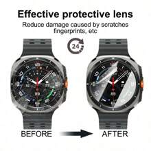 1-5PCS Full Screen Protector For Galaxy Watch7 6 5 4 40/44mm Hydrogel Film Protective Cover For Watch Classic 43mm 47mm