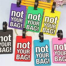 2-11 peças/Etiquetas de Mala, Etiquetas de Bagagem, Etiquetas de PVC para Mochila com Cartão de Nome e Endereço, Identificador de Bagagem, Acessório de Viagem