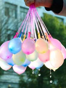 11 Peças Balões de Água de Látex Multicoloridos com Vedação Automática, Enchimento Rápido, Acompanha 1 Adaptador de Enchimento, Adequado para Festa, Jogos, Decoração