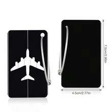 1pc/3pcs Personalized Luggage Tags For Suitcases,Bag Tags For Luggage Travel Luggage Tags With Privacy Name Card,Small Metal Luggage Tags Luggage Identifiers For Suitcases.Customized Text And Colour Gift. - Multicolor - View 13