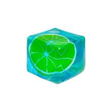 1/4 piezas Cubos antiestrés - Bolas antiestrés de masa esponjosa de crecimiento lento, juguetes sensorial blandos para aliviar la ansiedad, se pueden estirar y comprimir, bolas antiestrés con forma de cubo de hielo para ADD/ADHD